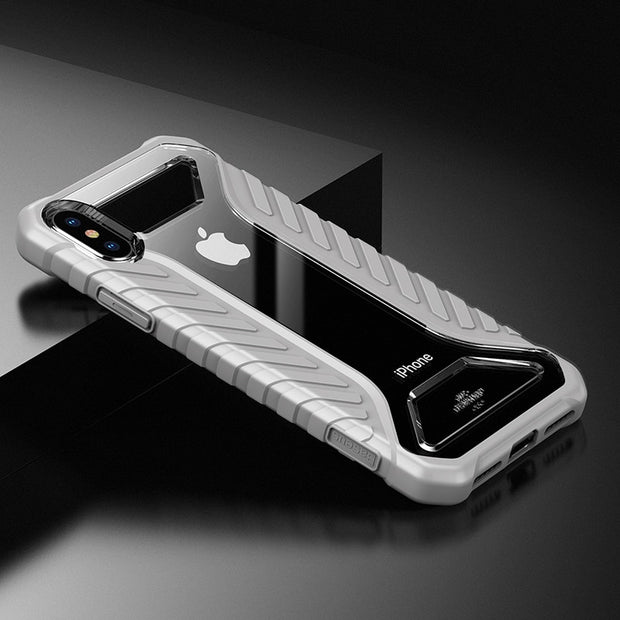 Baseus Phone Case For Iphone Xs Max 6 5 Coque Tair Texture Armor Soft Case Cart