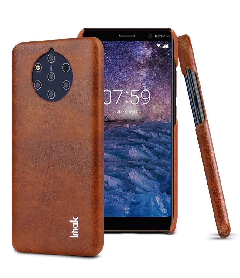 Imak Concise Leather For Nokia 9 Case Coque Nokia 9 Pureview Case