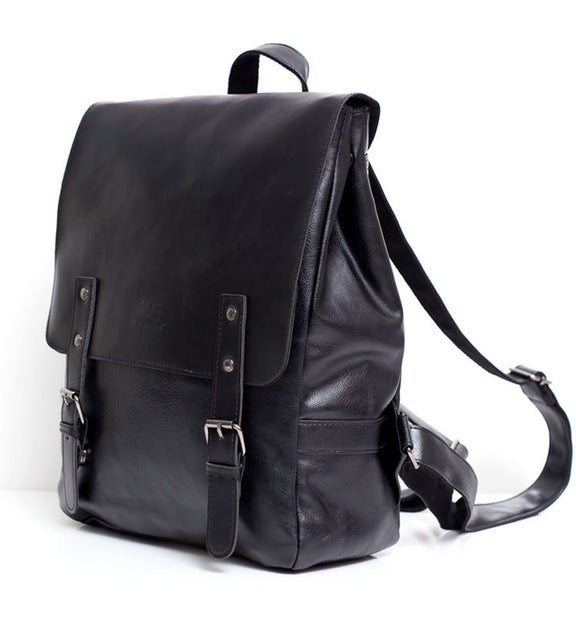 THREE BOX Vegan Leather Dual Strap Backpack – VEGIA Bags – Vegan ...