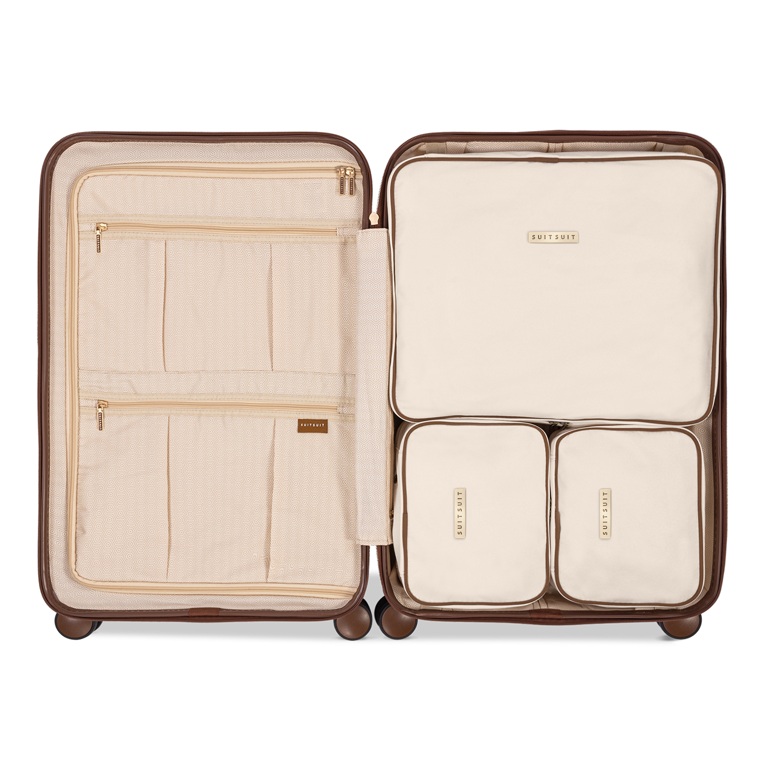 SUITSUIT - Fab Seventies - Antique White - Packing Cube Set (66 cm)