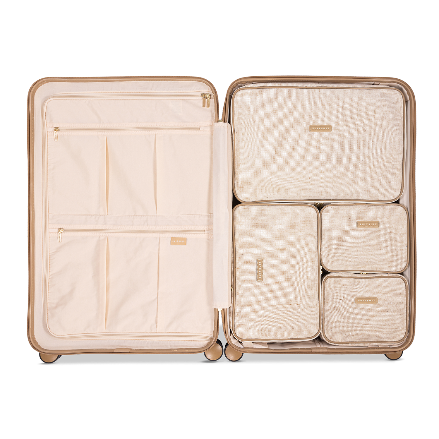 SUITSUIT - Fusion - Raw Cotton - Packing Cube Set (76 cm)