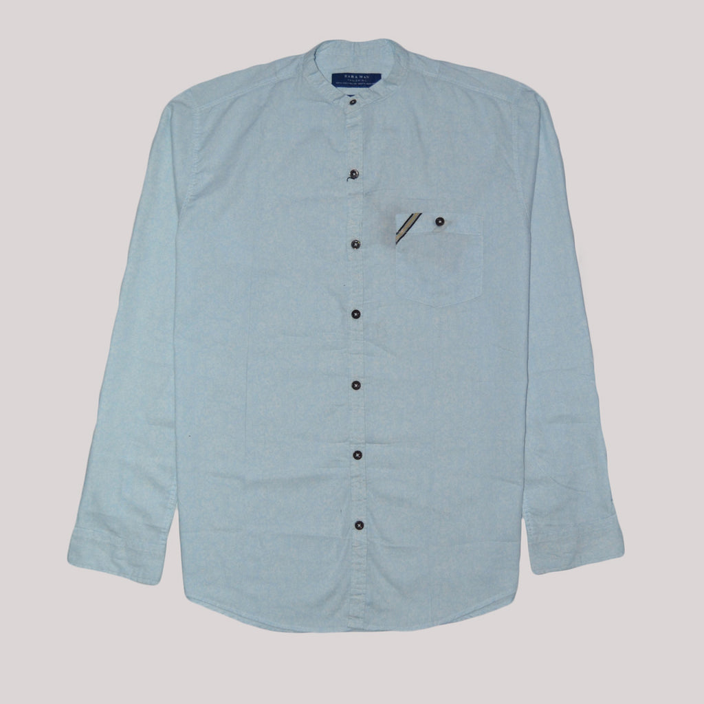 zara light blue shirt