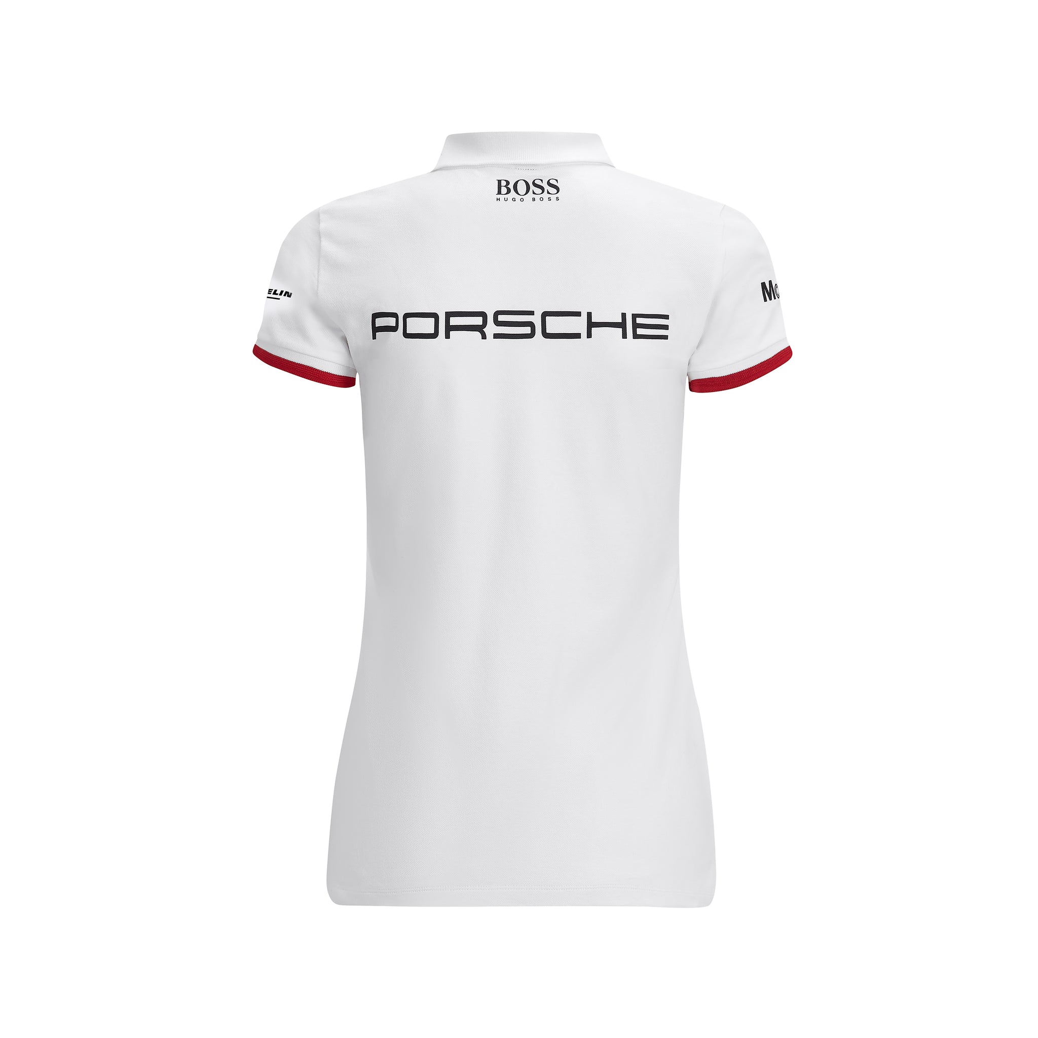 Womens Porsche Motorsport Team Polo Shirt - White - with Free Motorspo ...
