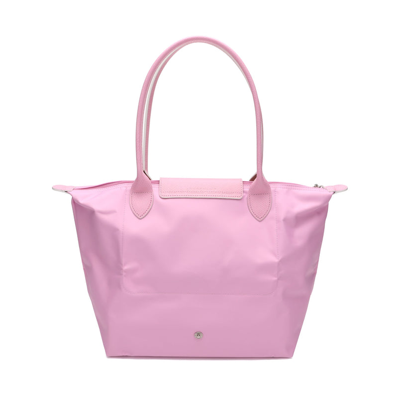 small pink longchamp bag