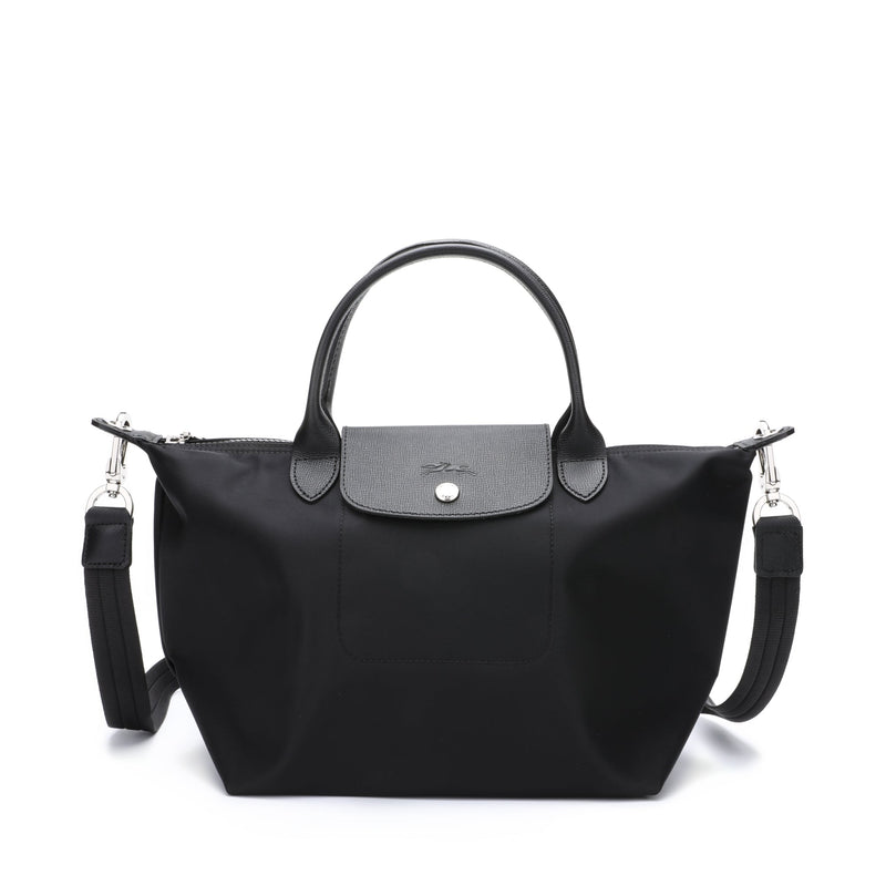 longchamp le pliage small with strap