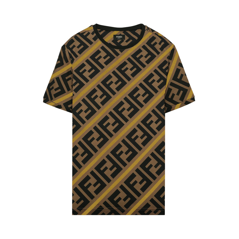 Fendi - FF Logo printed T-shirt – La Mode