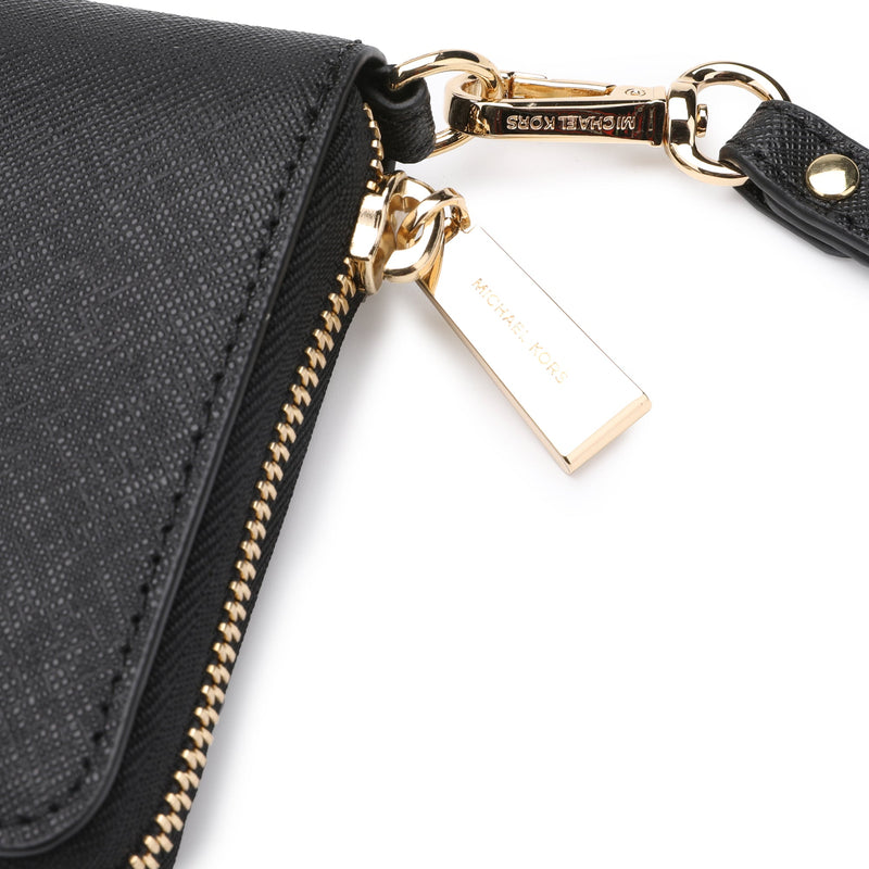 leather continental wristlet