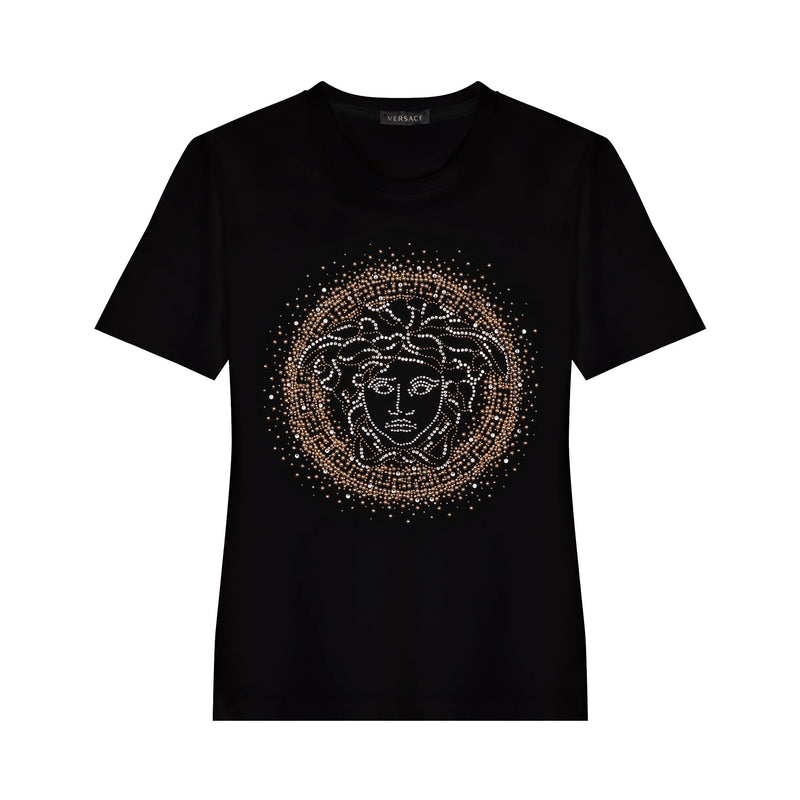 versace medusa studded t shirt