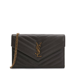 yves saint laurent envelope chain wallet