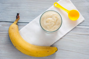 Milk Banana Puree Baby Food