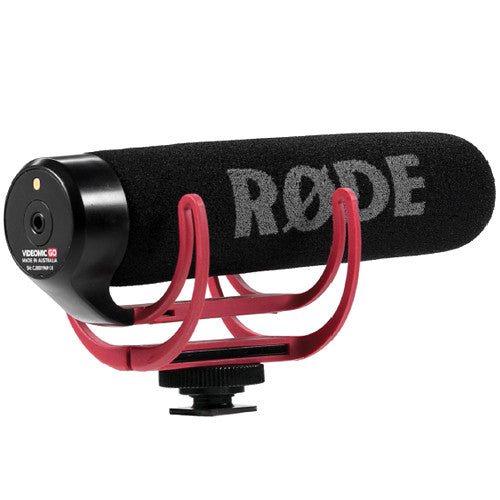 RODE VideoMicro Compact On-Camera Microphone + Deluxe Furry Windshield 
