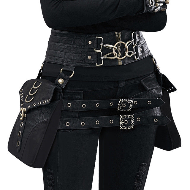 steampunk waist bag