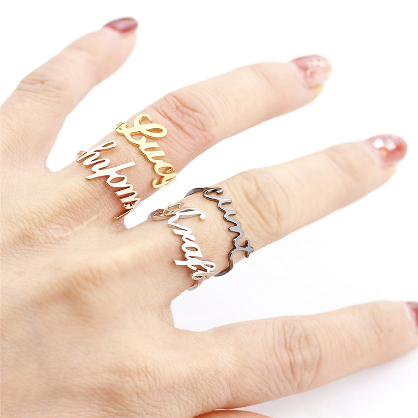 Personalized Double Name Ring- Best Gifts For Women