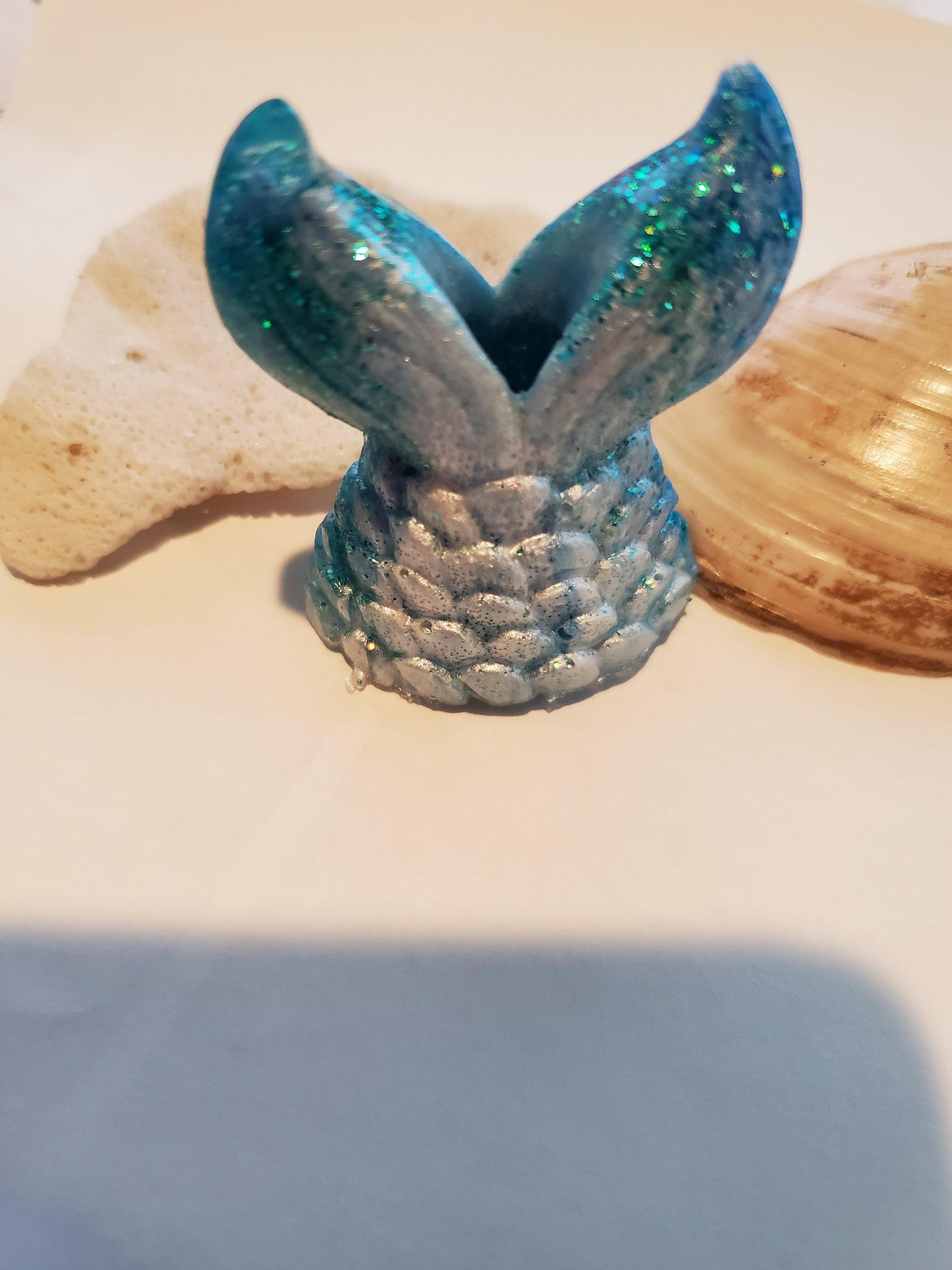 Mermaid Tail Straw Topper - Glitter on the Gulf