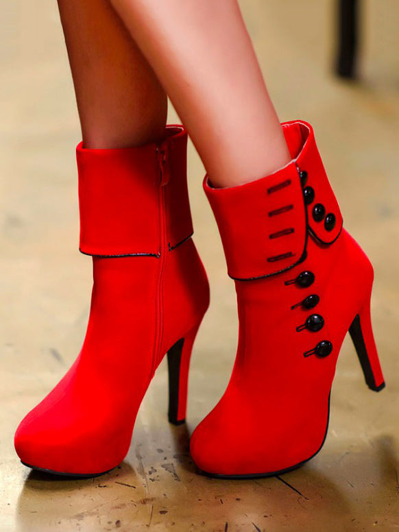 fashion high heel boots