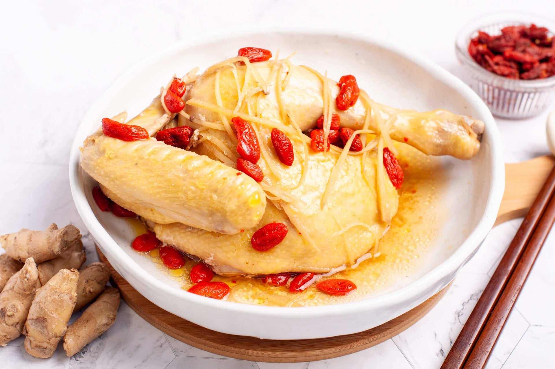 Our signature shaoxing drunken chicken that all our confinement mothers love!