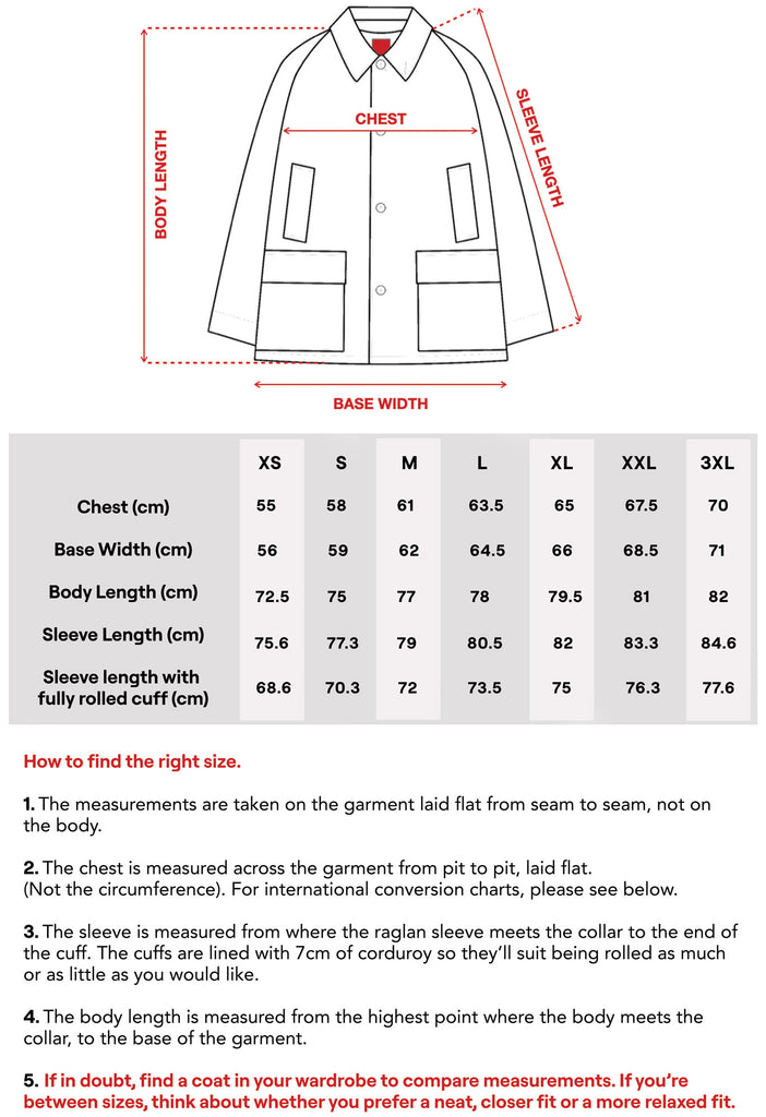 Jacket Size Charts: Quick & Easy Sizing Guide + How to Measure