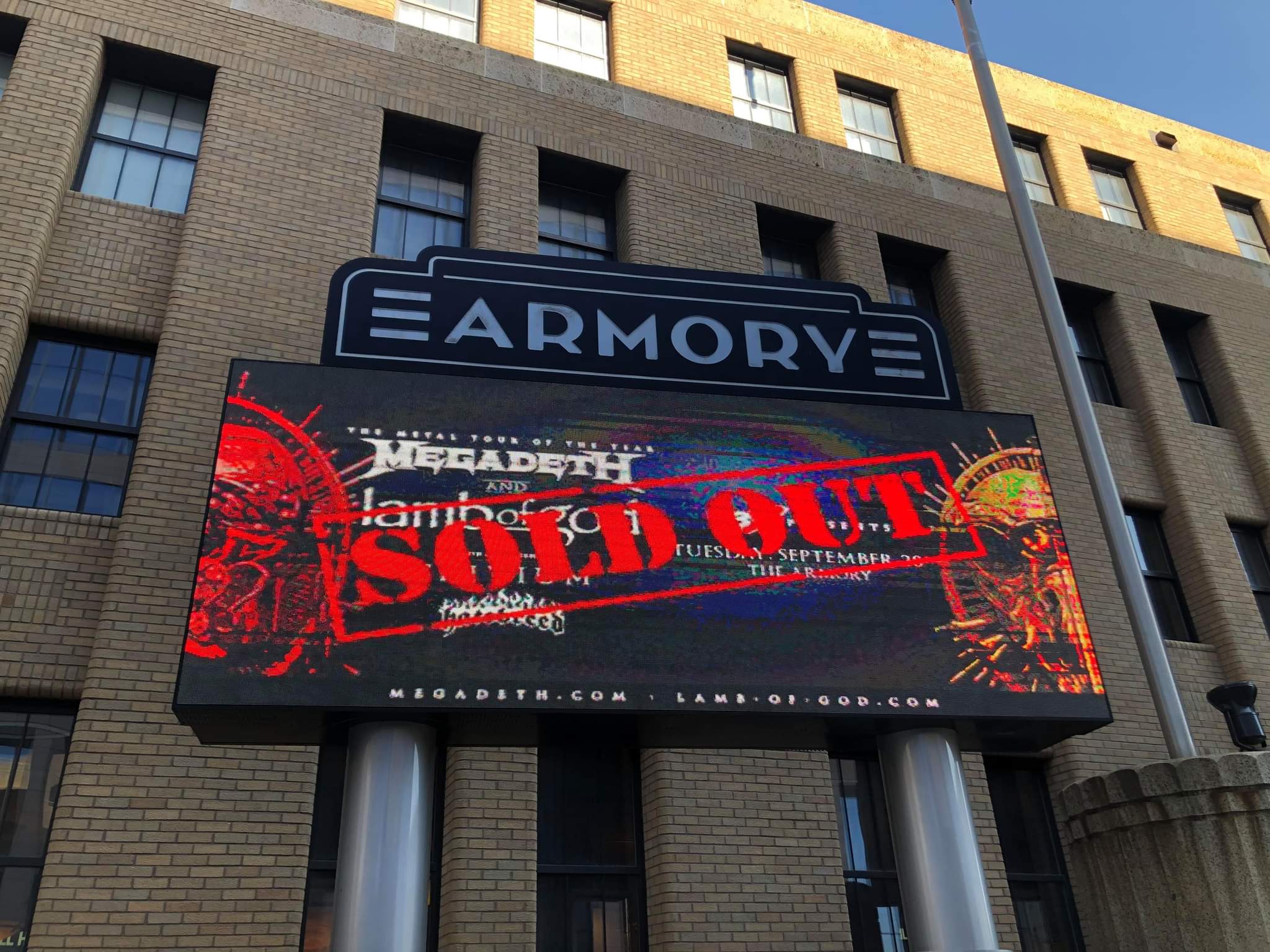 SOLD OUT in Minneapolis! – Megadeth Cyber Army