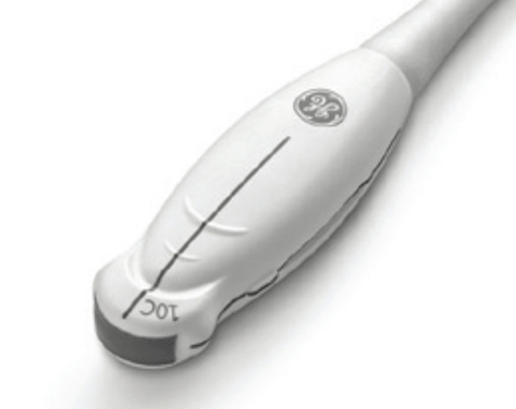 GE 10C-SC curved array ultrasound probe