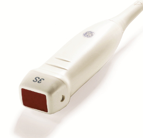 GE 3S-D sector array ultrasound transducer