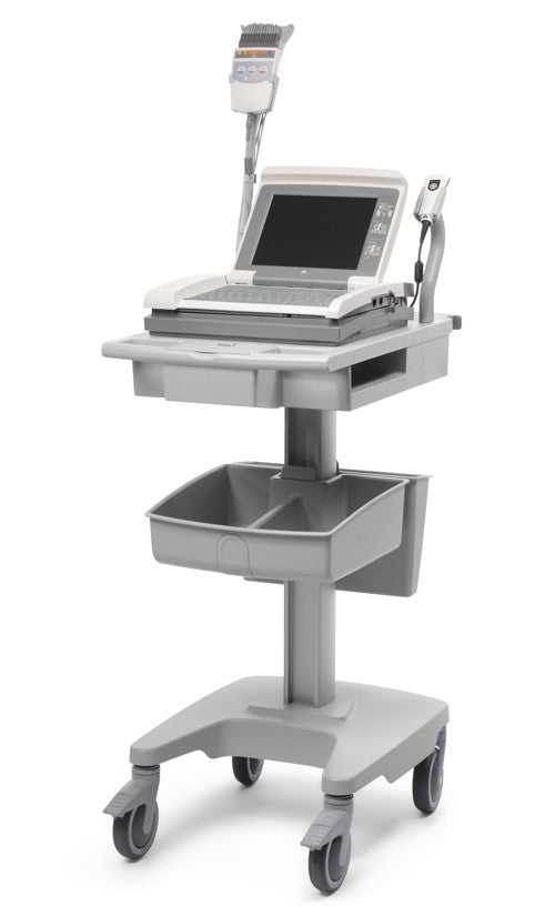 Image of GE Mac 5500 Color EKG Machine with Cart