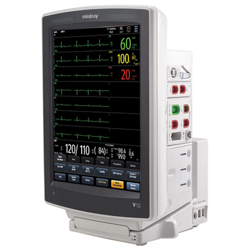 Image of Mindray V12 Touchscreen Anesthesia Patient Monitor with Accessories