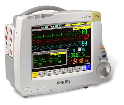 Image of Philips Itellivue MP30 Bedside Patient Monitor