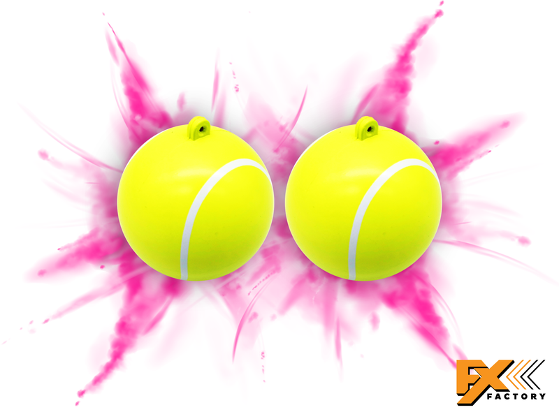 Gender Reveal Exploding Tennis Balls 2pk 4430