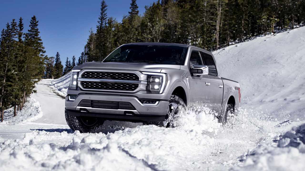 Ford F150 im Schnee