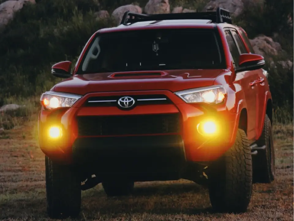 Photo of a red Toyota 4Runner