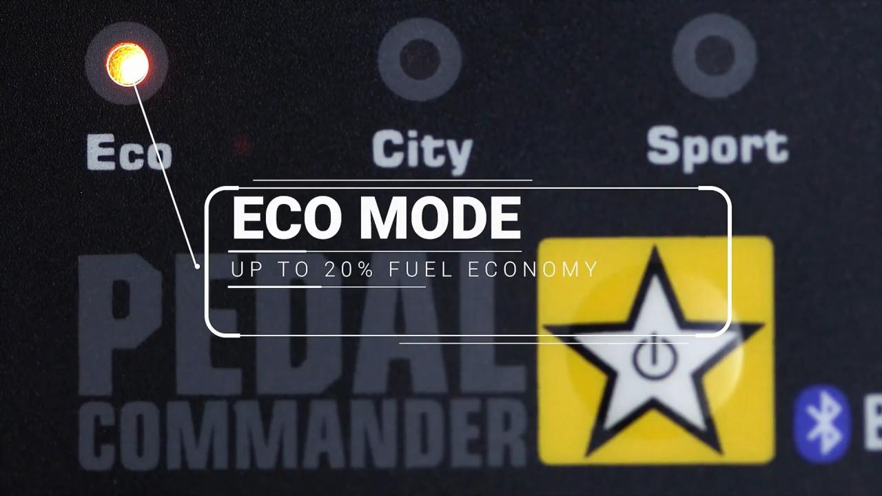 Eco mode with up to 20% fuel efficiency