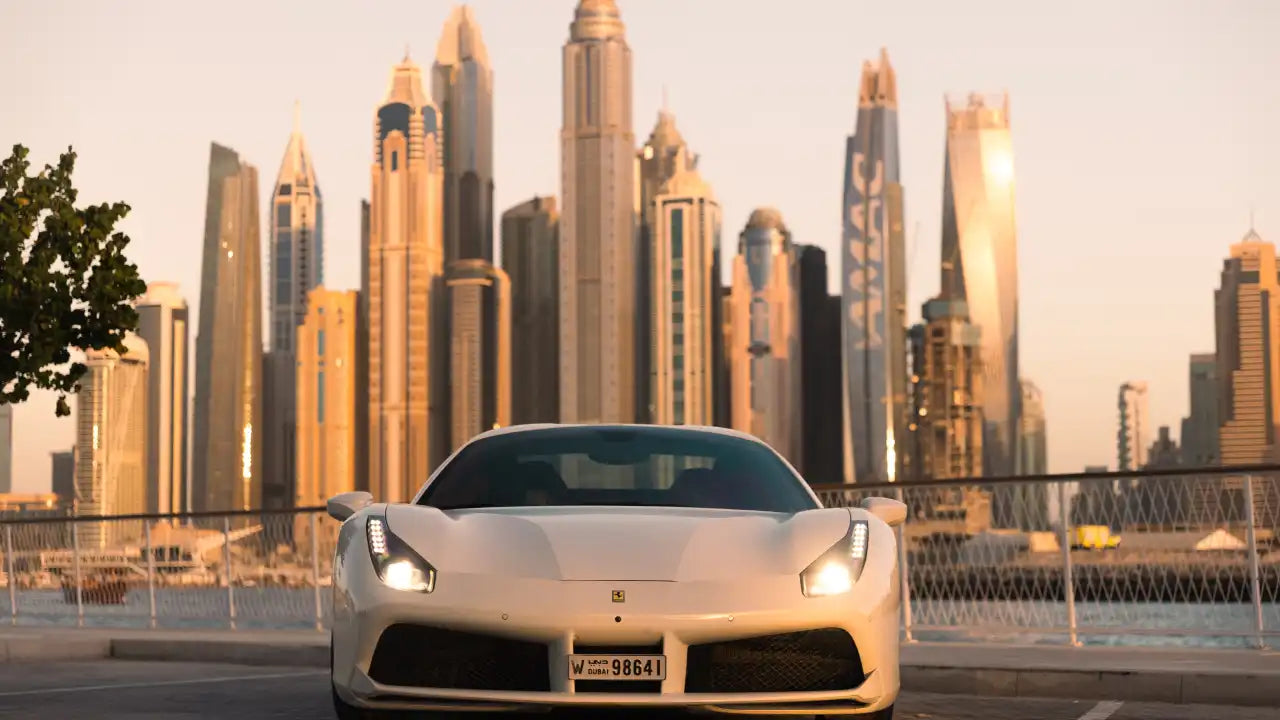 Abandoned supercars in Dubai