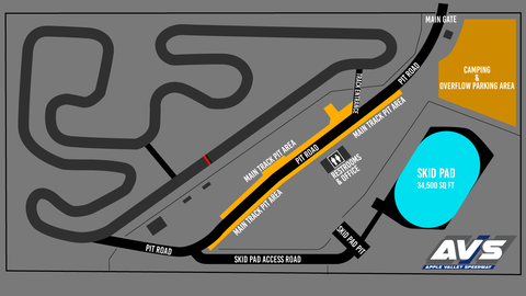 Apple Valley Speedway Map