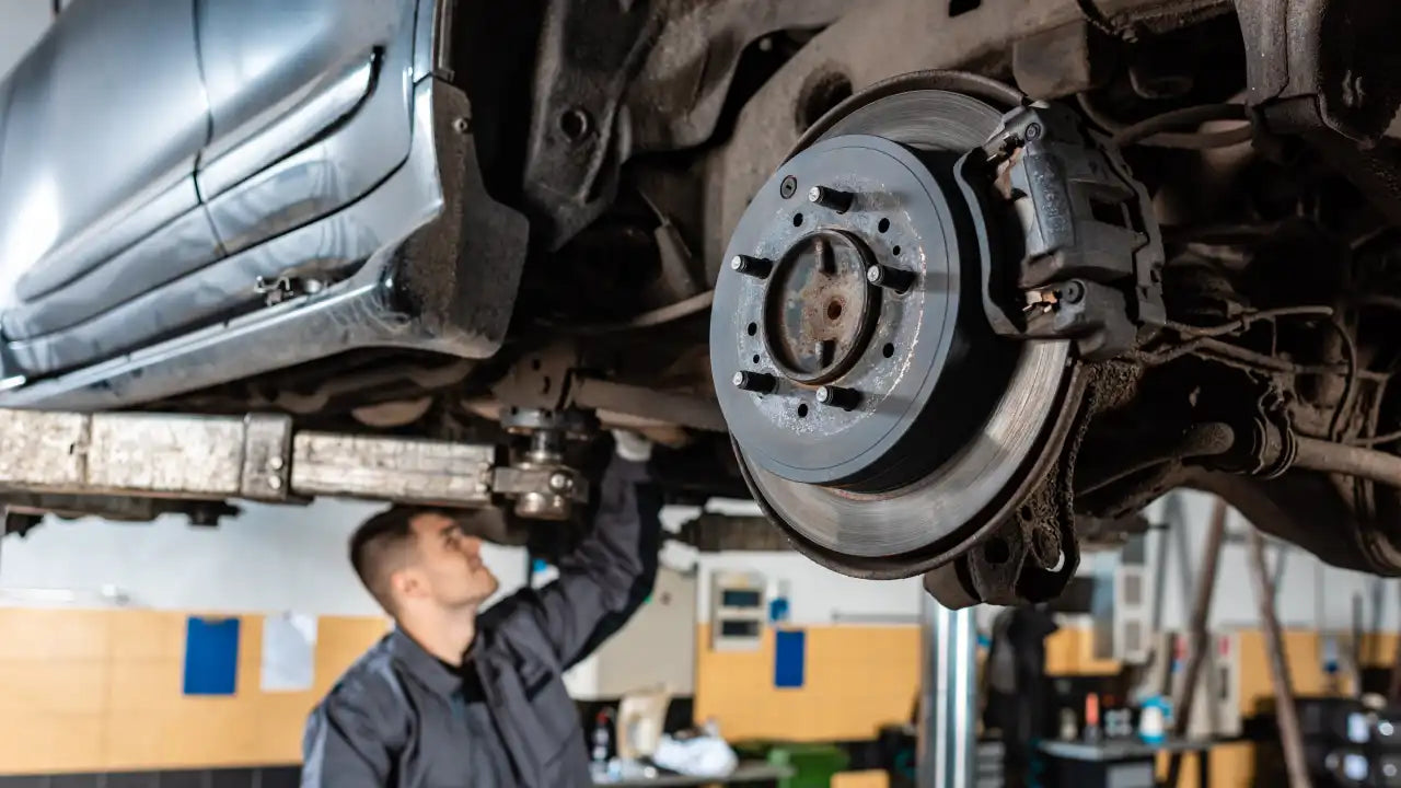 checking brakes for safe driving