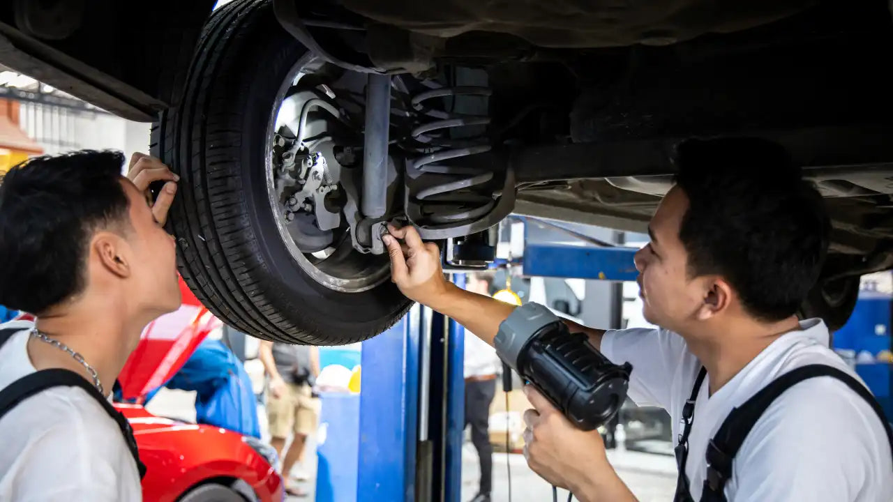 checking brakes for safe driving