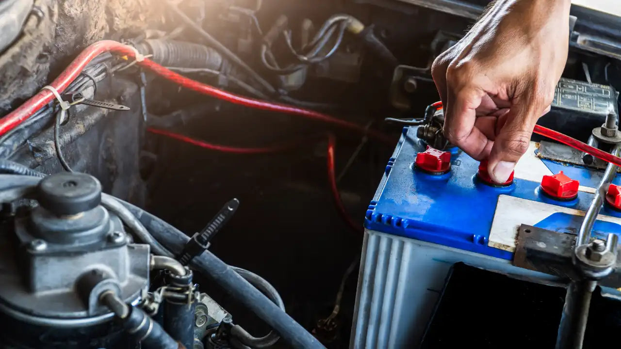 checking car battery for safe driving