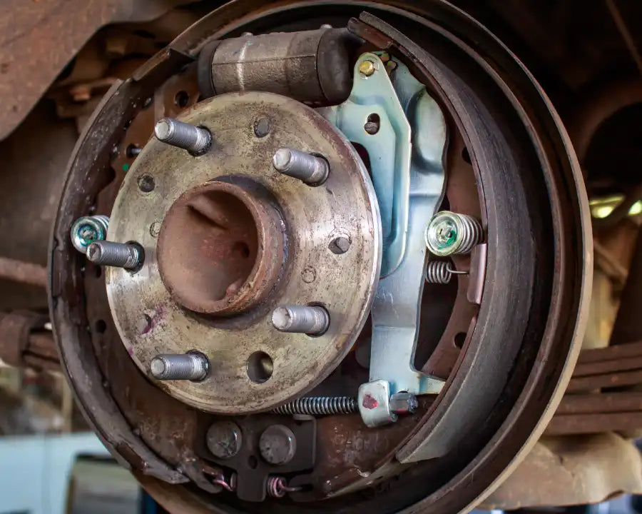 A picture of a drum brake