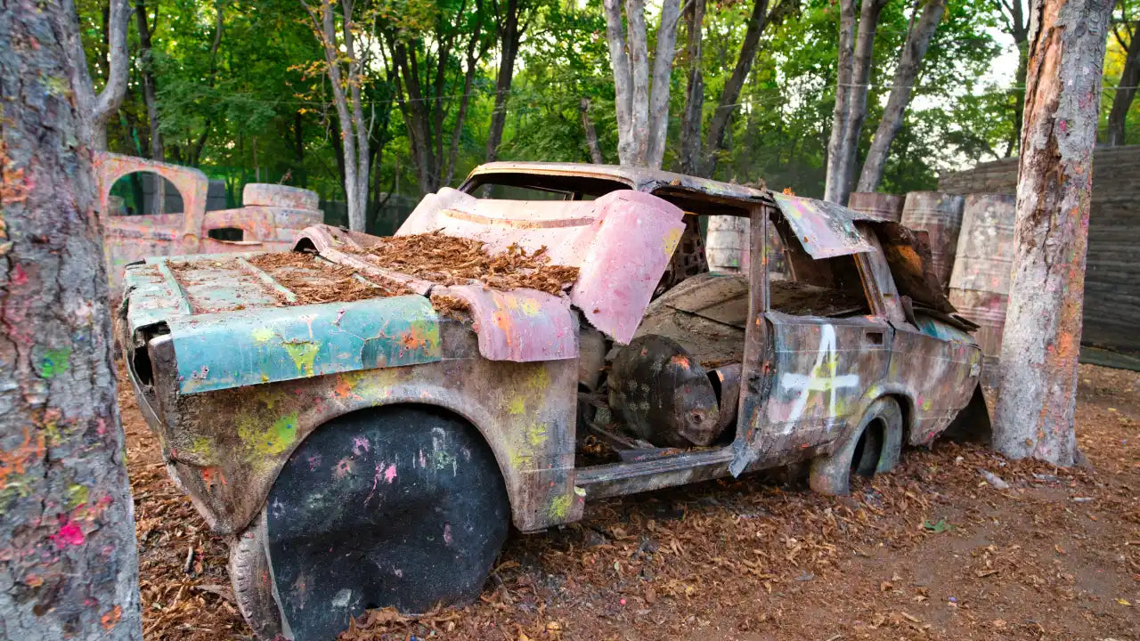 Old messed up car