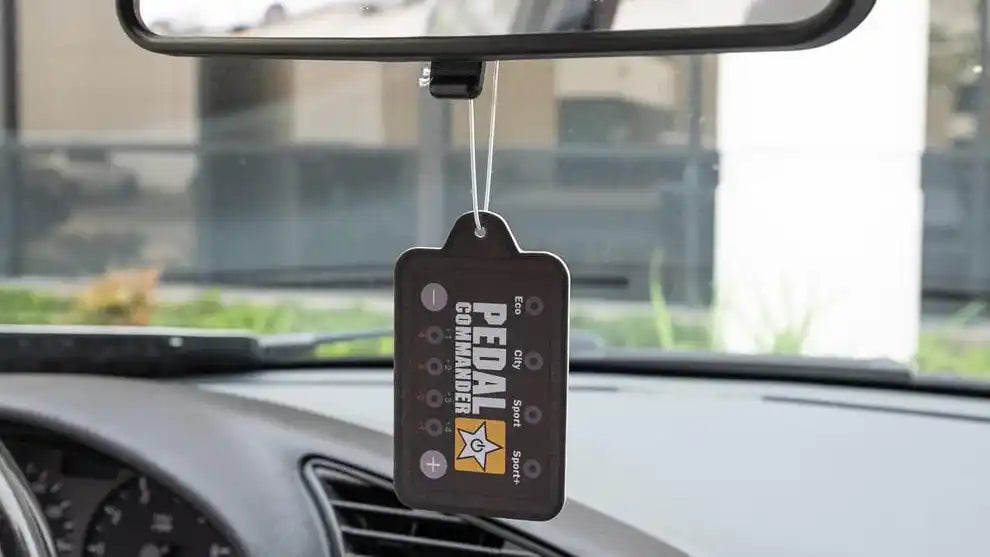 Pedal Commander's air freshener will give you a nice smelling interior very quickly!