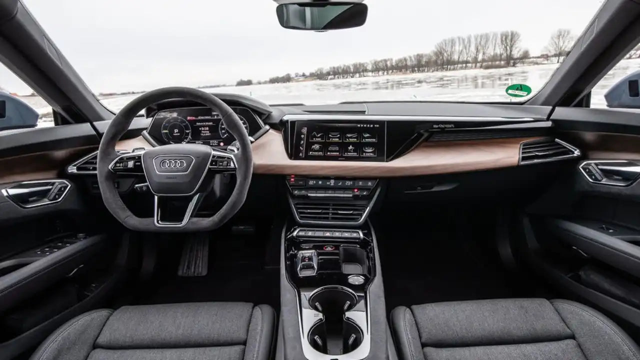 The interior design of Audi e-Tron GT