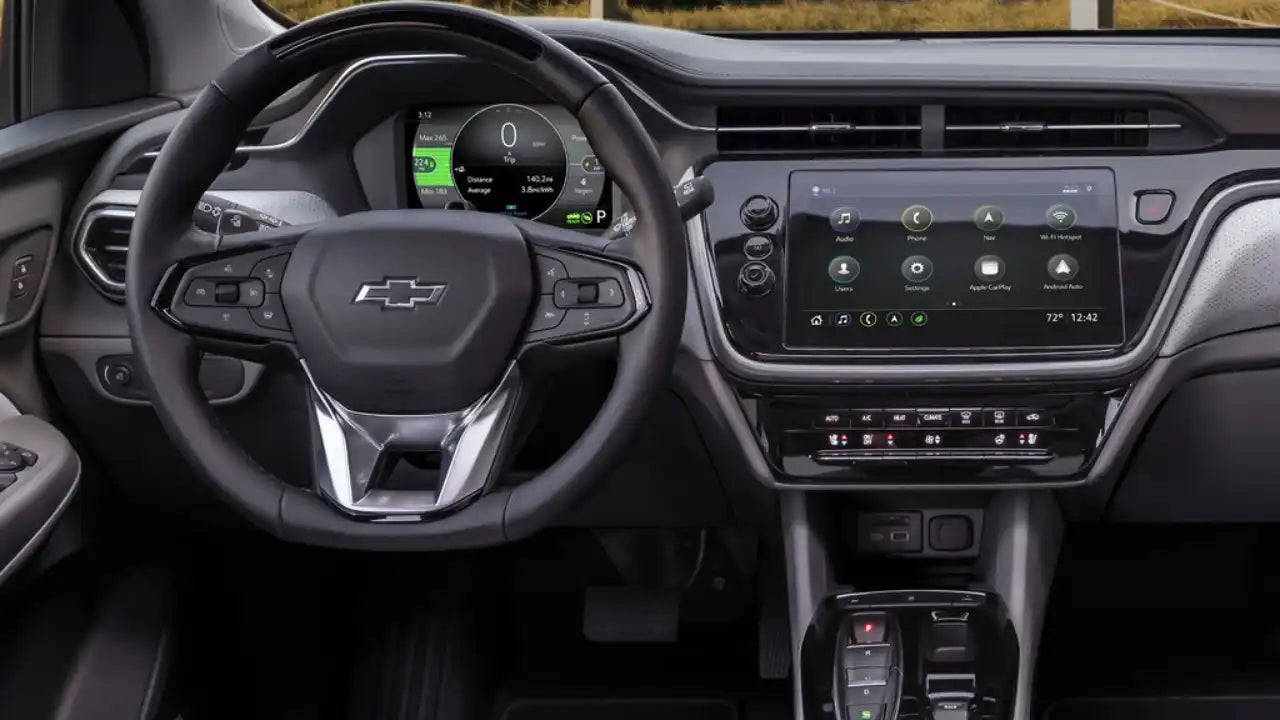 The interior design of Chevrolet Bolt EUV 