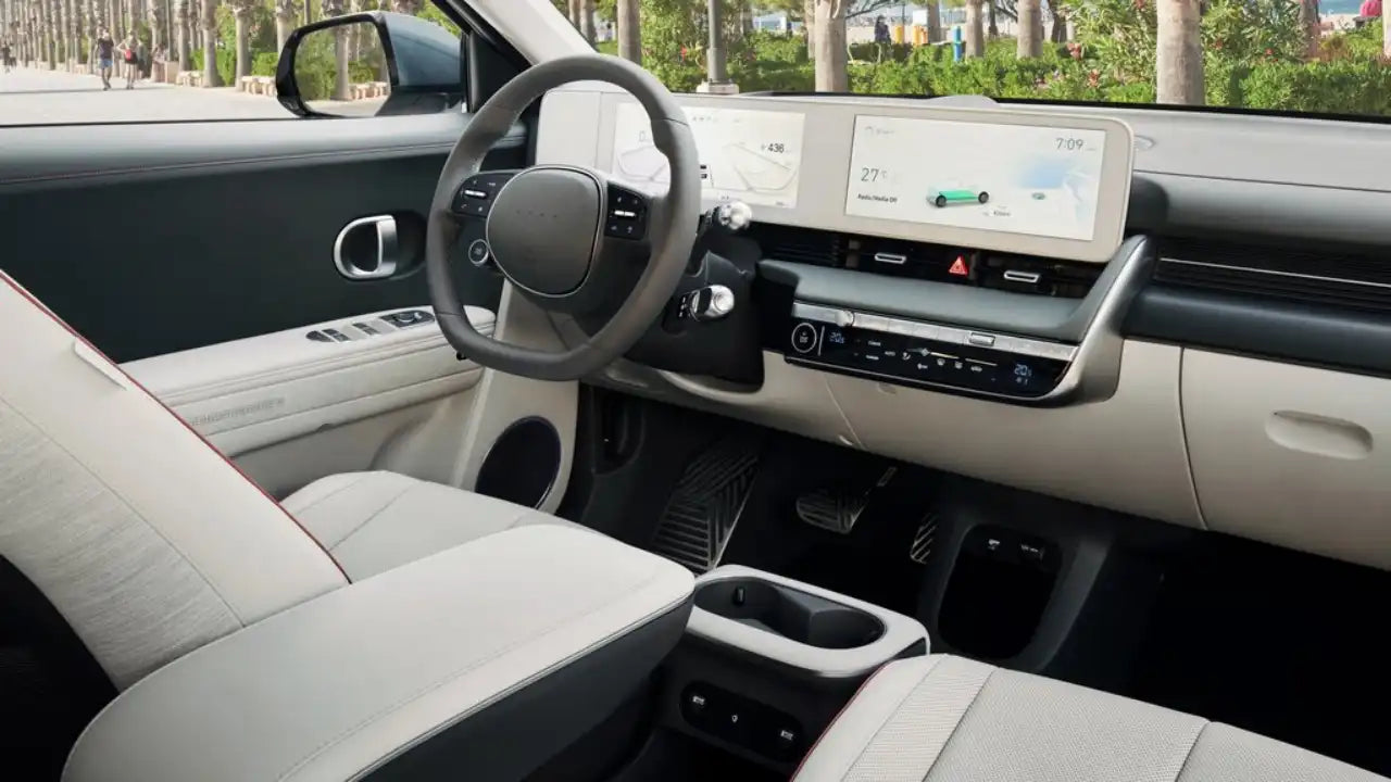 The interior of Hyundai Ioniq 5