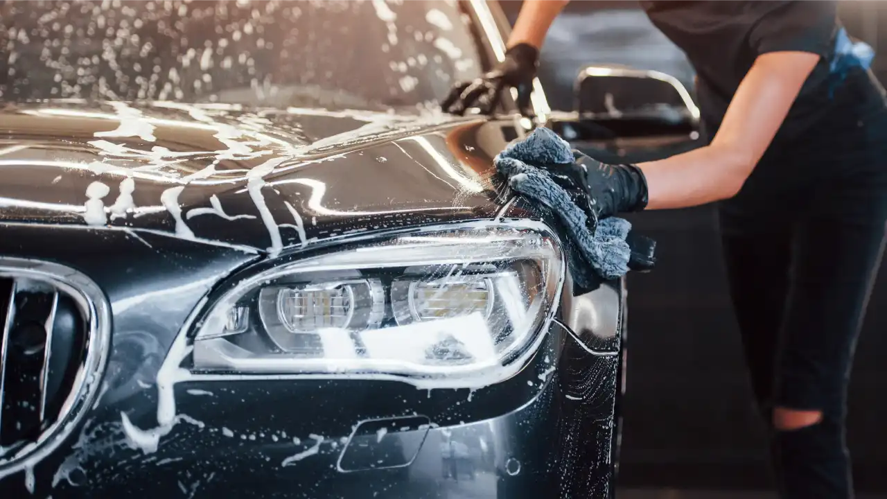 washing car for safe driving