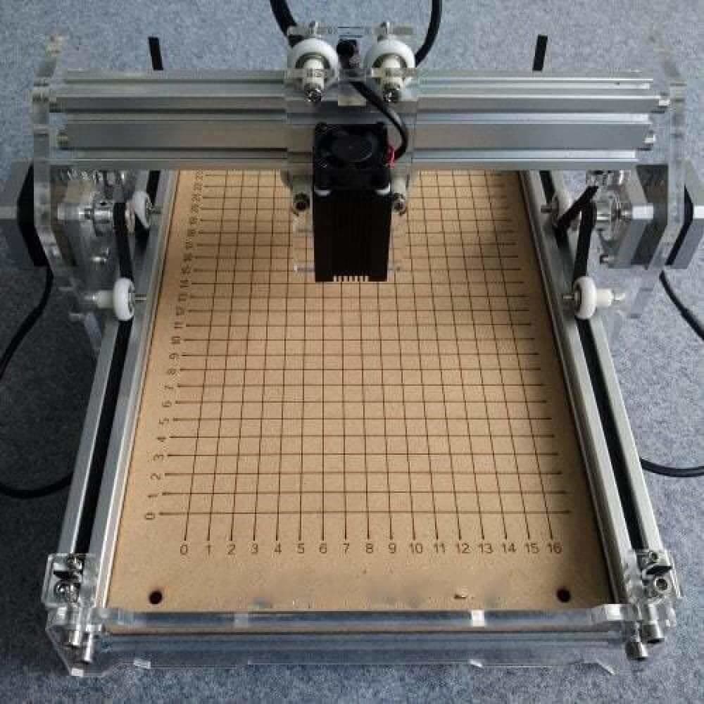 Universal Engraver - 90,000 mW Blue CNC Laser Engraving and Cutting Machine  - 40X40 Inches - 90