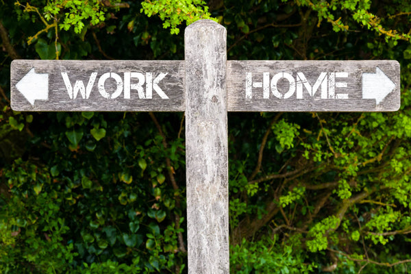 Visual representation of home versus work