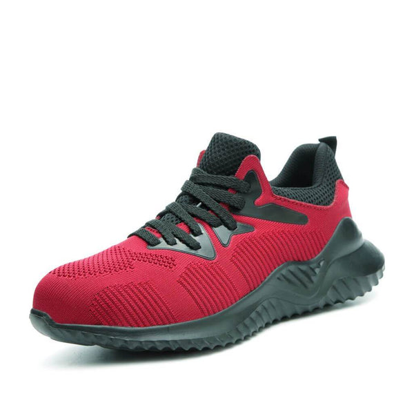 indestructible shoes red