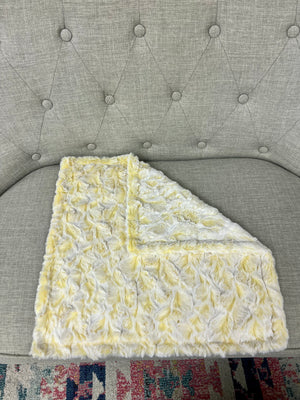 Buttercup Frosted Bella Lovie - Sewing With Love- Minky Designs