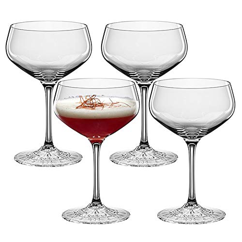 classic champagne coupe glasses