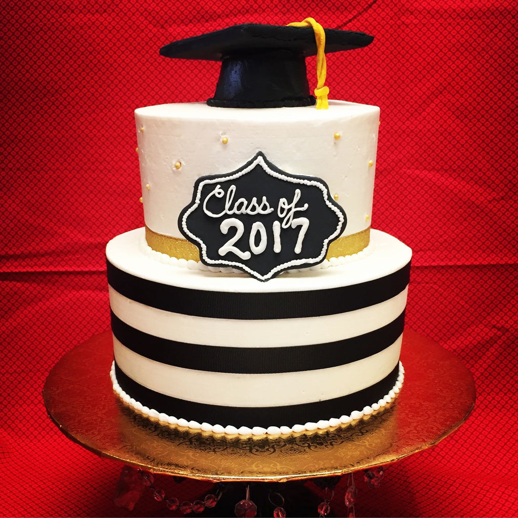 Tiered Graduation Cake (pickup only) – Sensitive Sweets Bakery