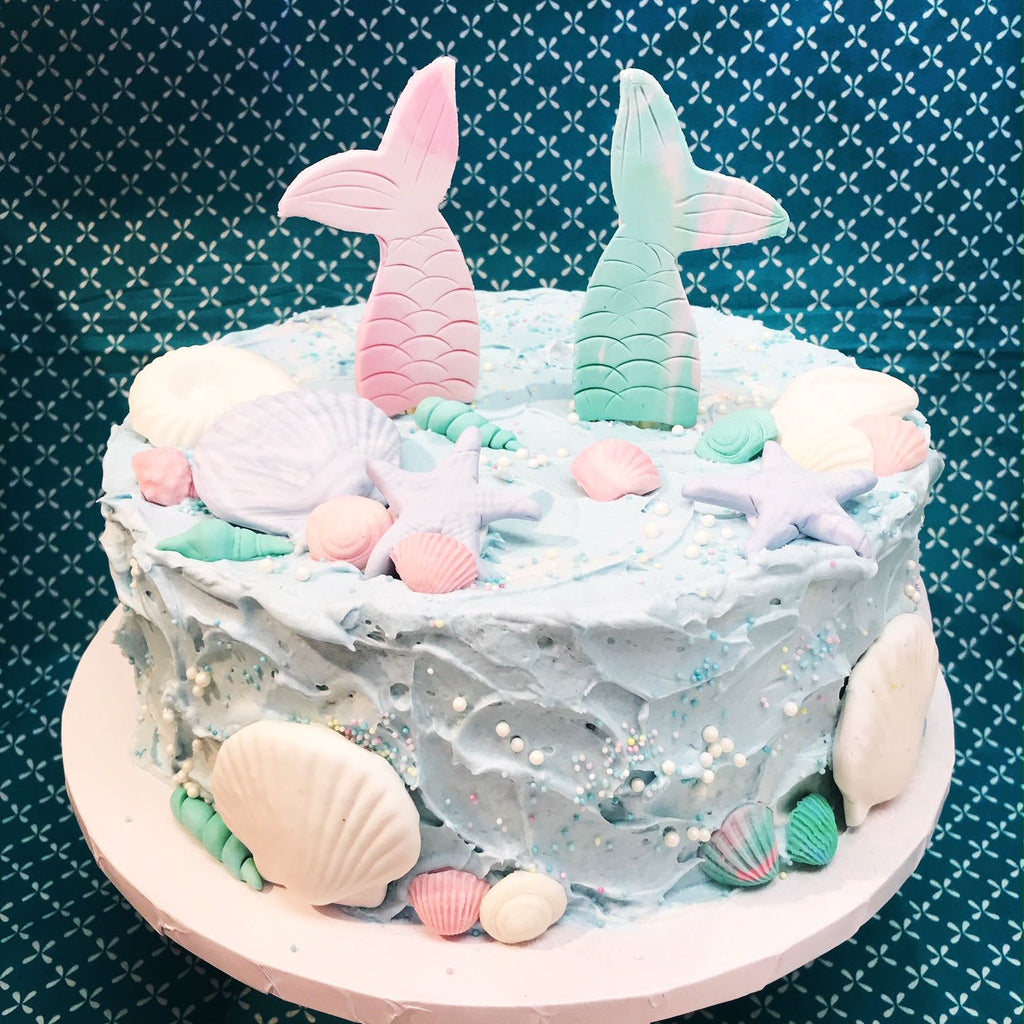 Mermaid Tail Cake - Gluten Free, Nut Free, Vegan – Sensitive Sweets Bakery